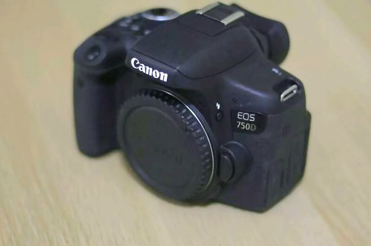 Canon 750D Body Only Digital Camera - Image 1