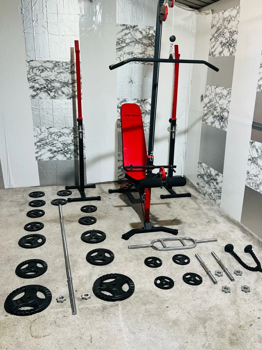 STEELL TRIGRIP WEIGHTS BENCH RACK BAR DUMBBELLS - Image 3