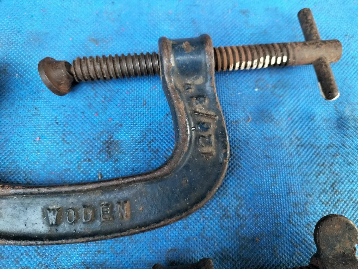 Pair of 3" G clamps by Woden - Image 3