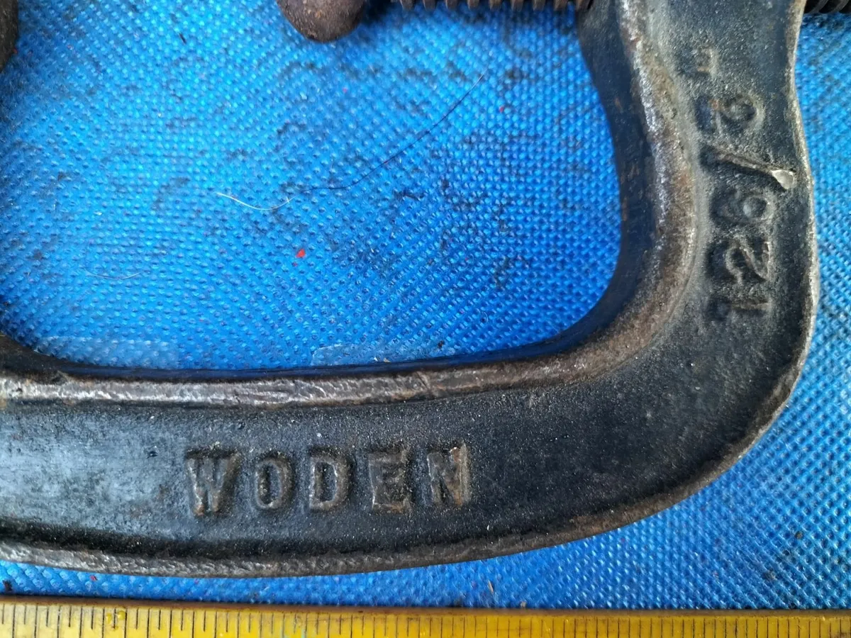 Pair of 3" G clamps by Woden - Image 4
