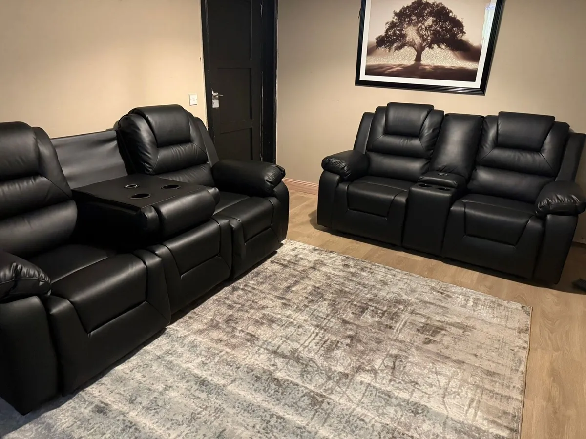 New 3+2 eletric sofa fabric or leather available - Image 1