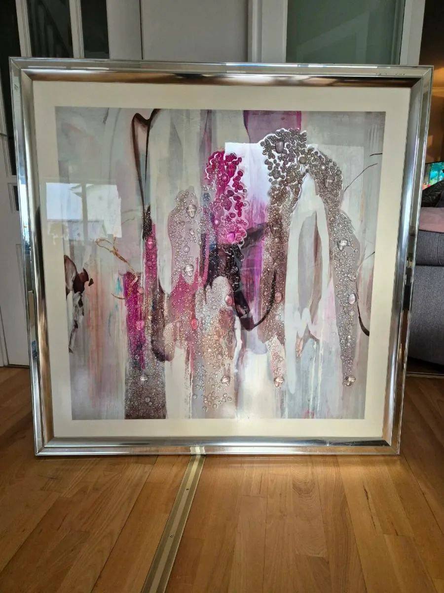 XL abstract art 108x108cm - Image 1