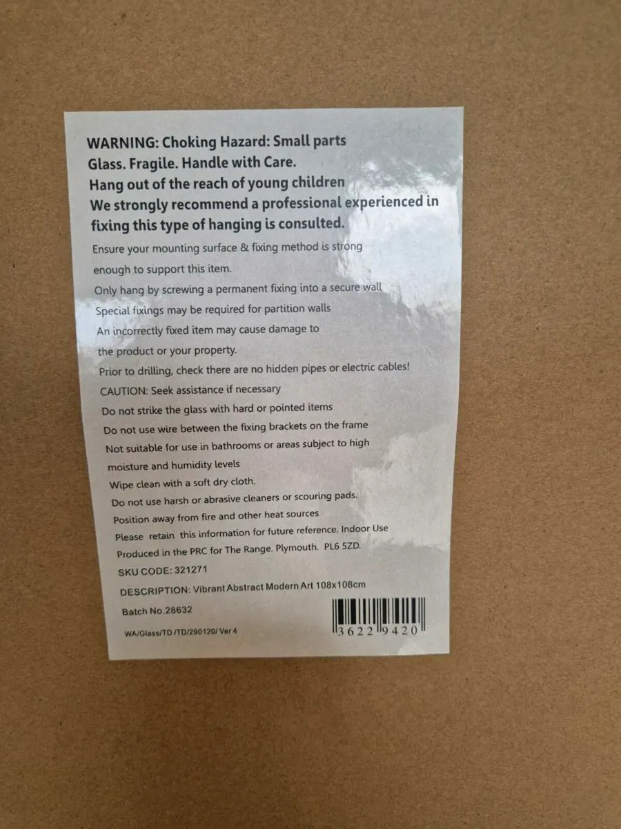 XL abstract art 108x108cm - Image 4