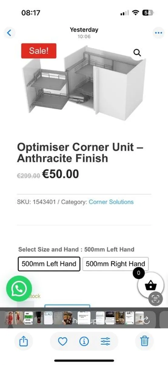 Kitchen Corner Cabinet (Magic unit) - Image 2