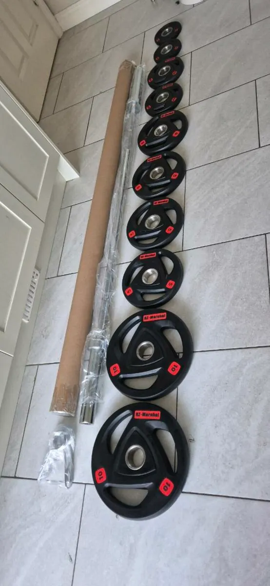 Brand new Olympic weight lifting set C - Image 1