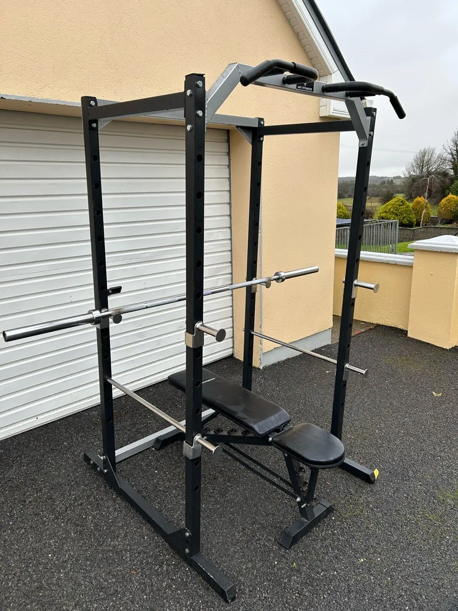 Squat Rack + Bench + Barbell - Image 2