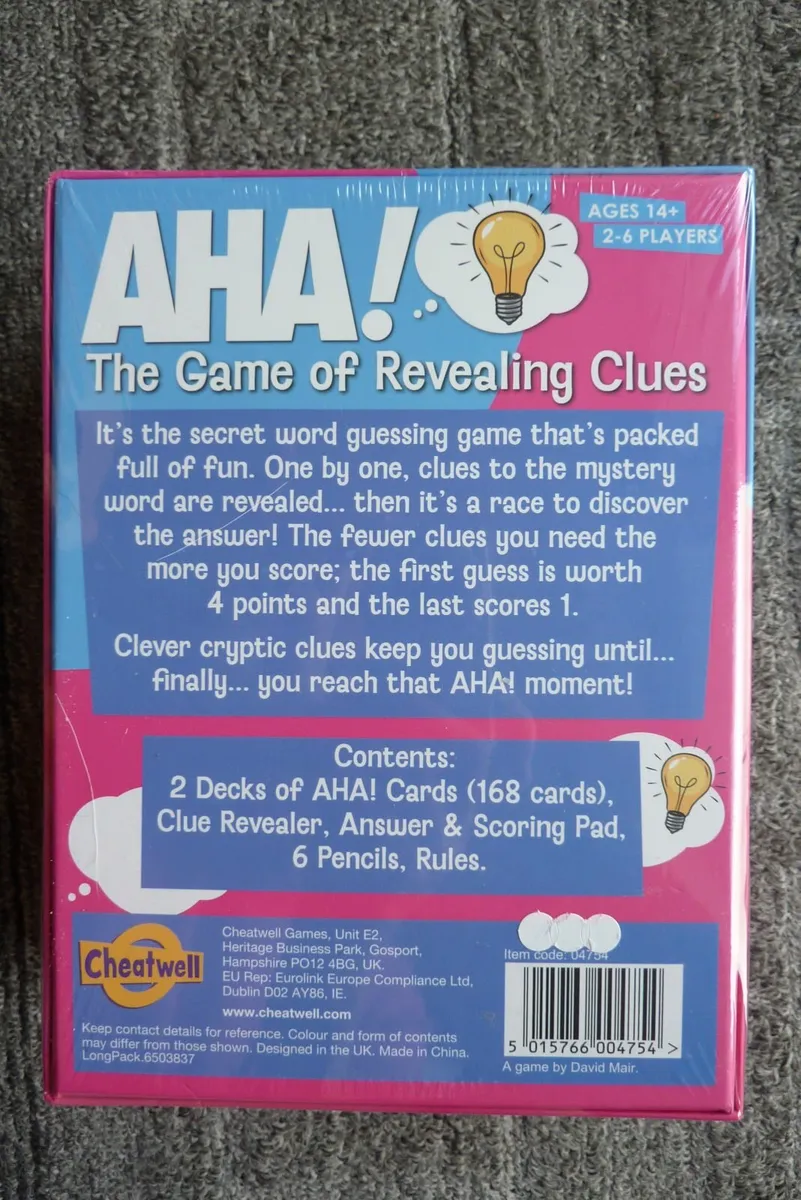 AHA! - game of revealing clues - Image 2