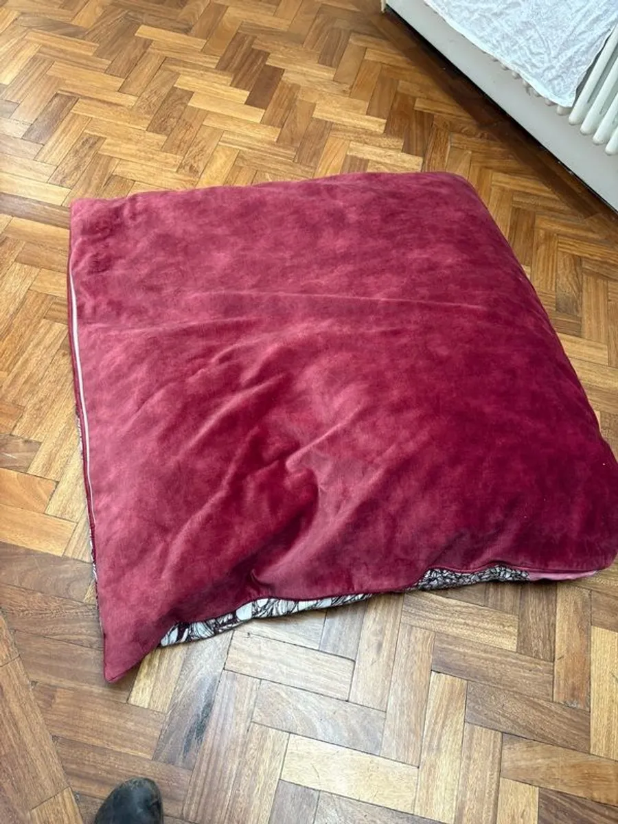 bean bag  designer velvet and heavy cotton - Image 2