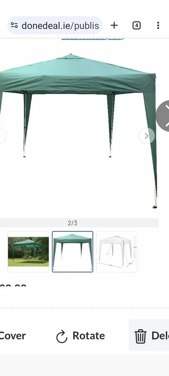 Brand new 2.4m pop-up gazebo still in box - Image 2