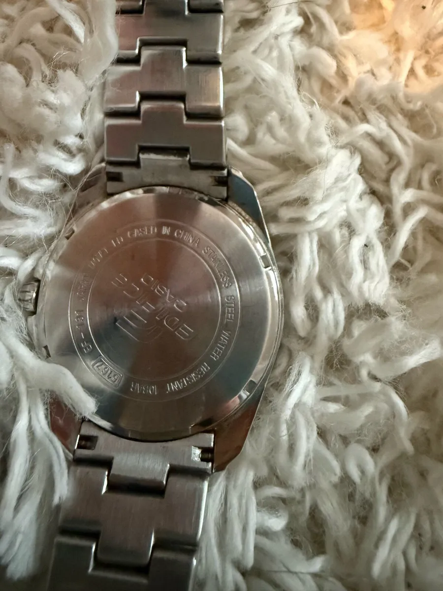 CASIO Edifice Men Silver Analogue Watches - Image 3