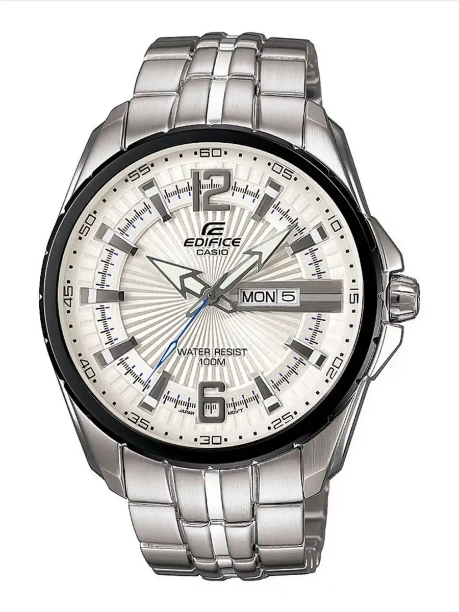 CASIO Edifice Men Silver Analogue Watches - Image 4