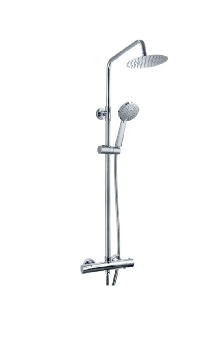 Atti exposed round shower kit
