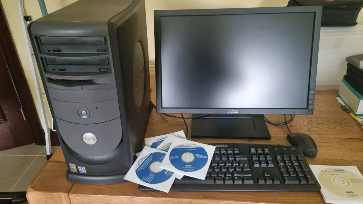 Dell Dimensions 4550 PC, Monitor + Printer