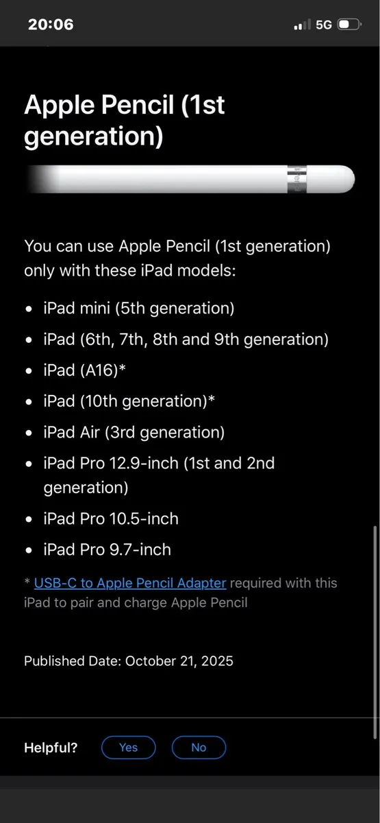Apple Pencil 1st Gen - Image 3