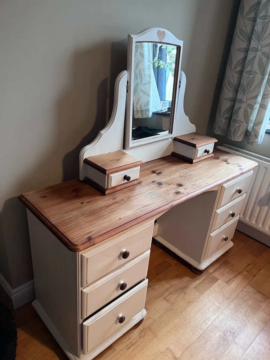 Dressing Table and Mirror - Image 2