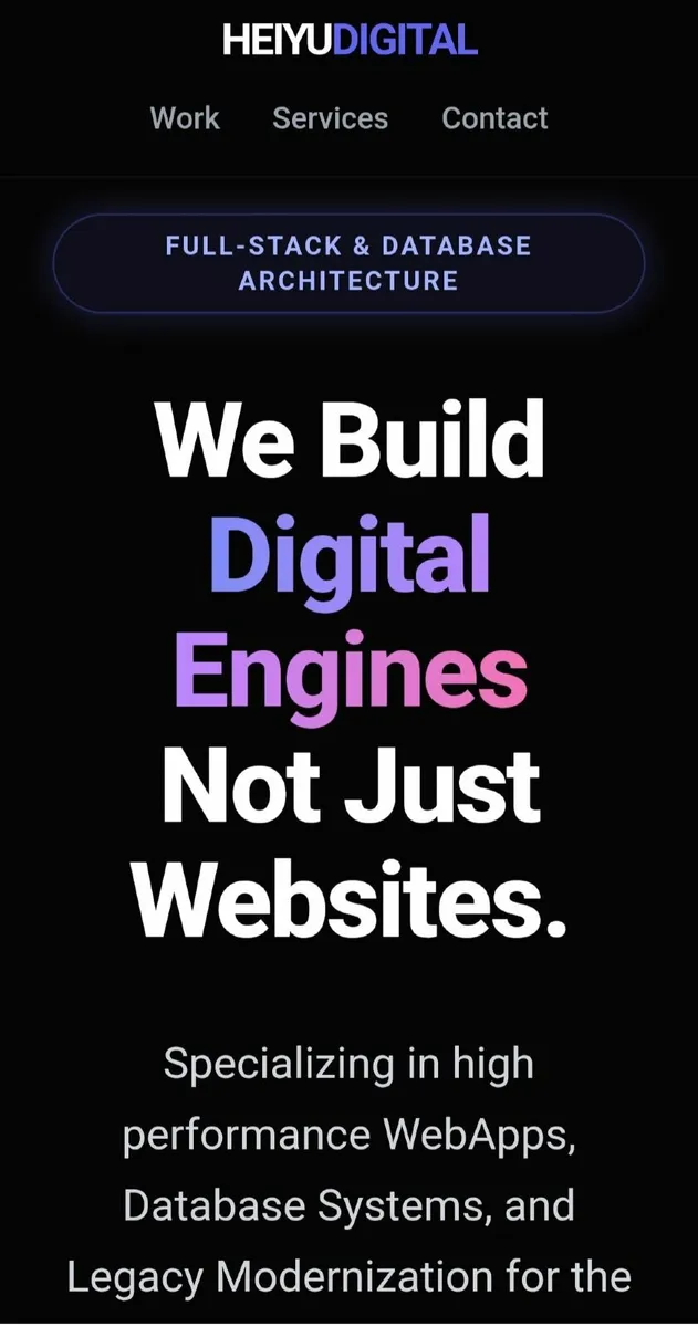 Modern Websites & Custom Web Apps, Built Fast.