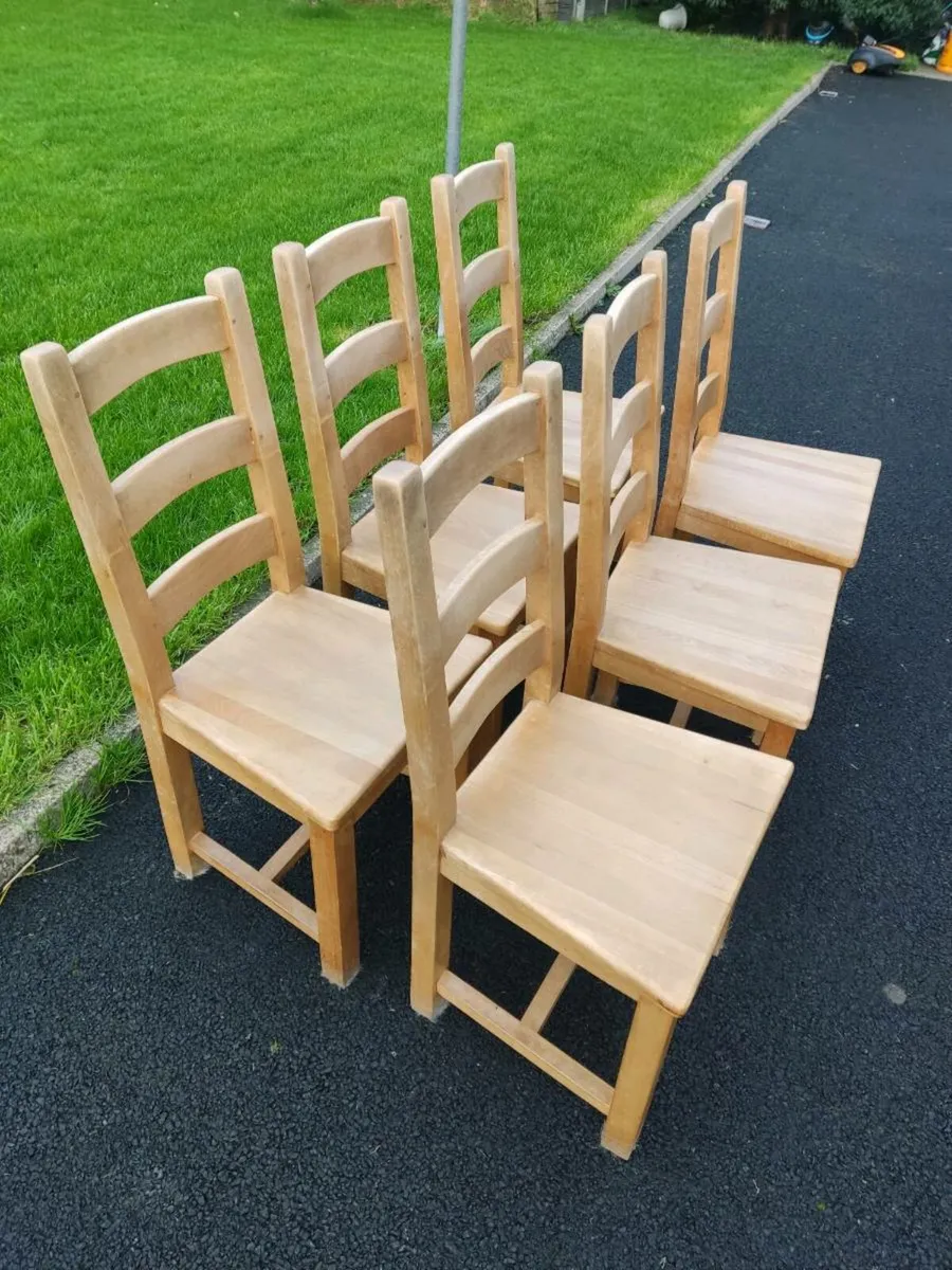 Farmhouse kitchen chairs6 - Image 2