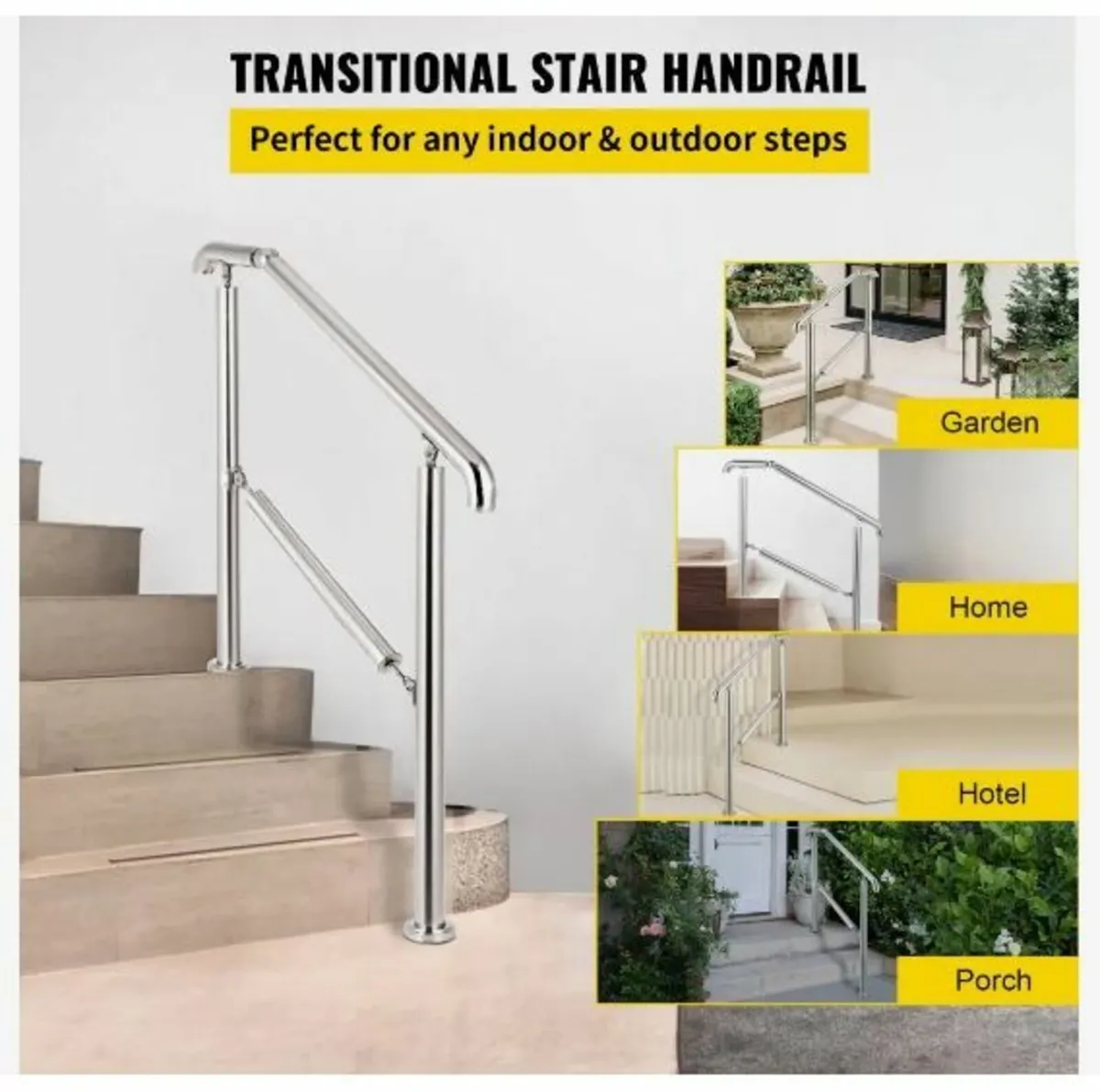 3 Step Railing Stainless Steel - Image 1