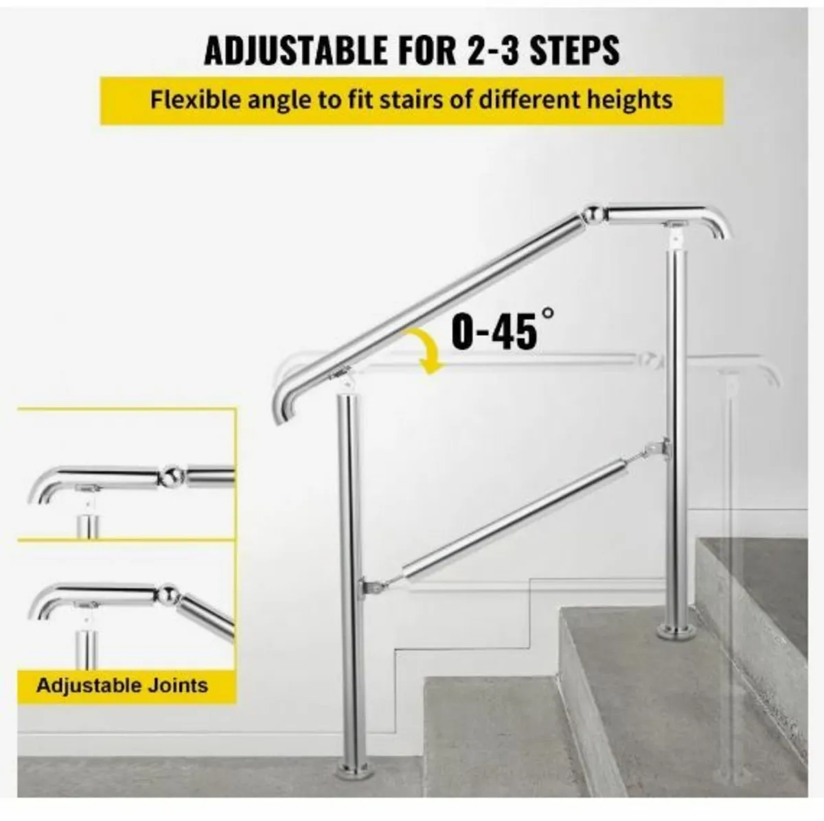 3 Step Railing Stainless Steel - Image 2