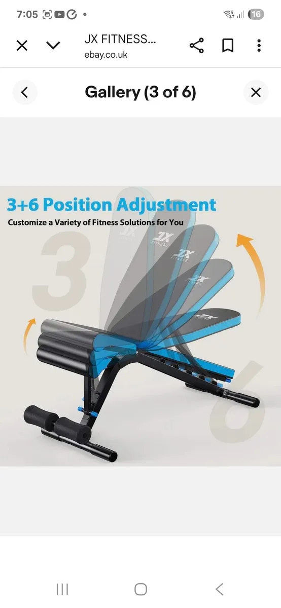 Large fid fully adjustable dumbbell weight lifting - Image 4