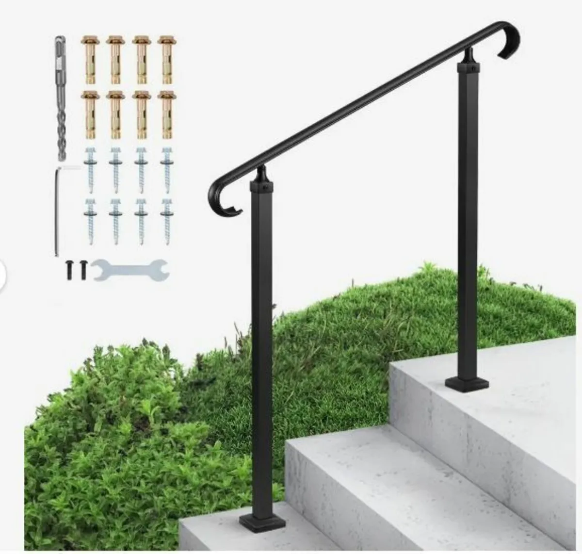 Handrails for Outdoor Steps, 2-3 Step - Image 1