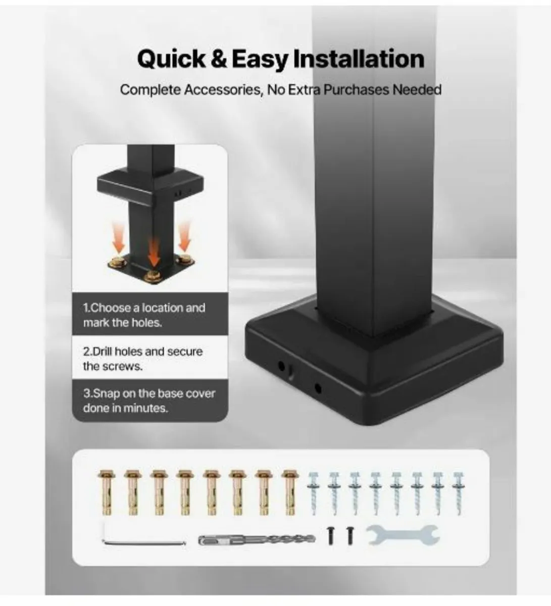 Handrails for Outdoor Steps, 2-3 Step - Image 3