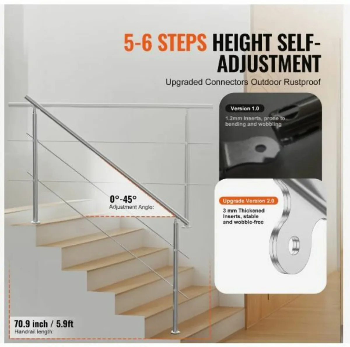 Handrails for Outdoor Steps 2 - Image 2
