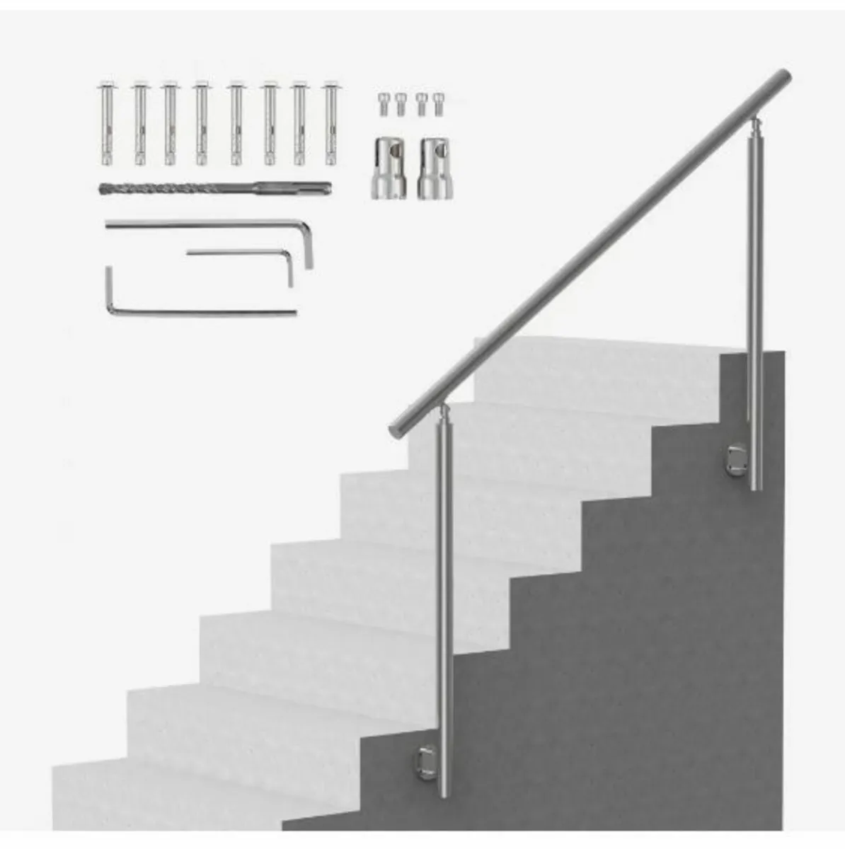 Handrails for Outdoor Steps Staircase - Image 1