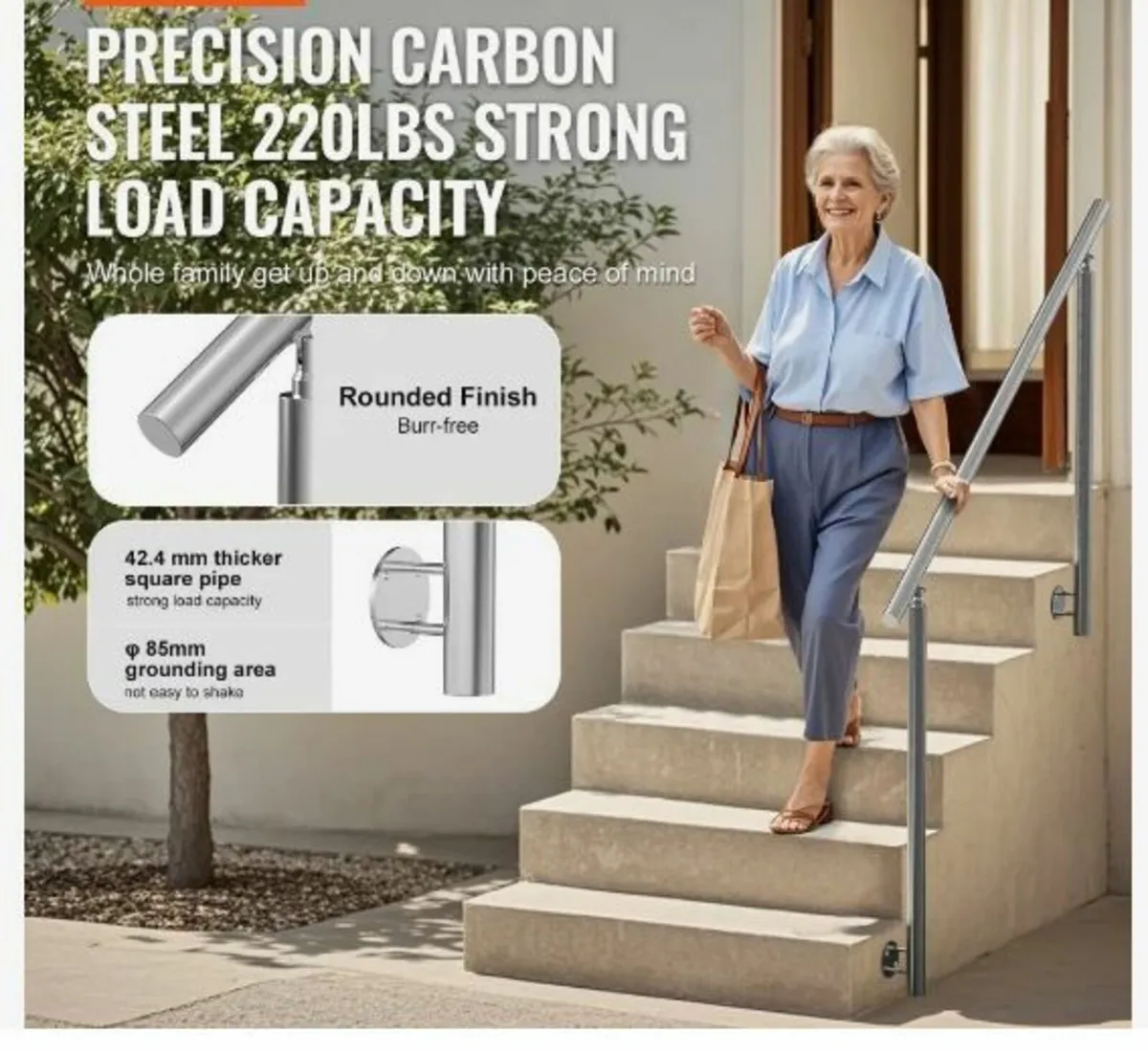 Handrails for Outdoor Steps Staircase - Image 2