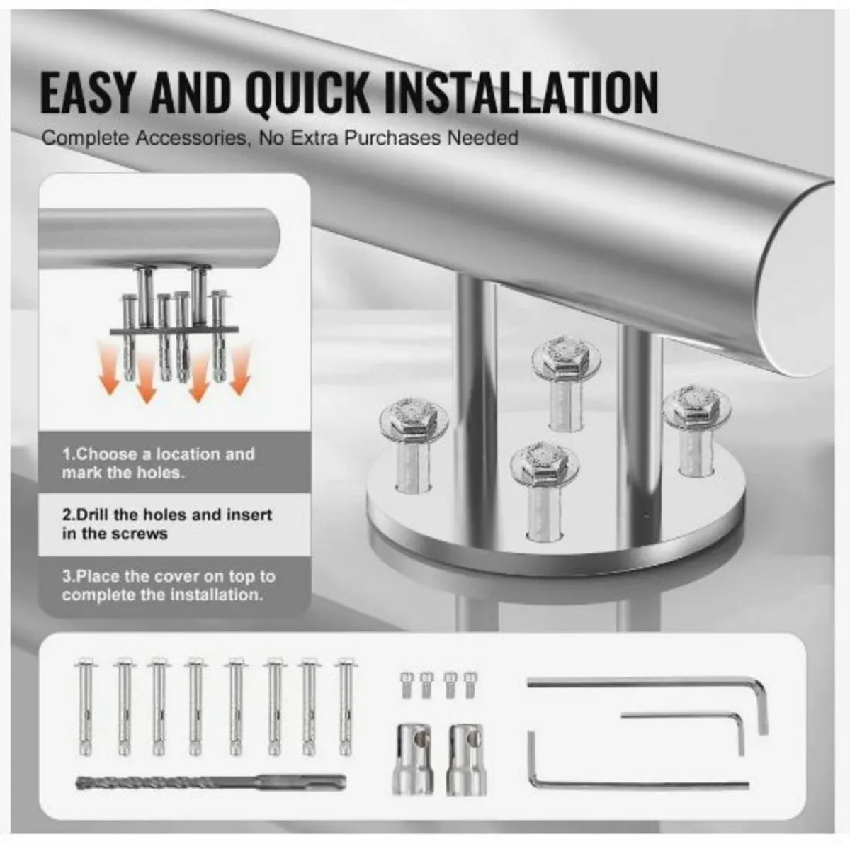 Handrails for Outdoor Steps Staircase - Image 4