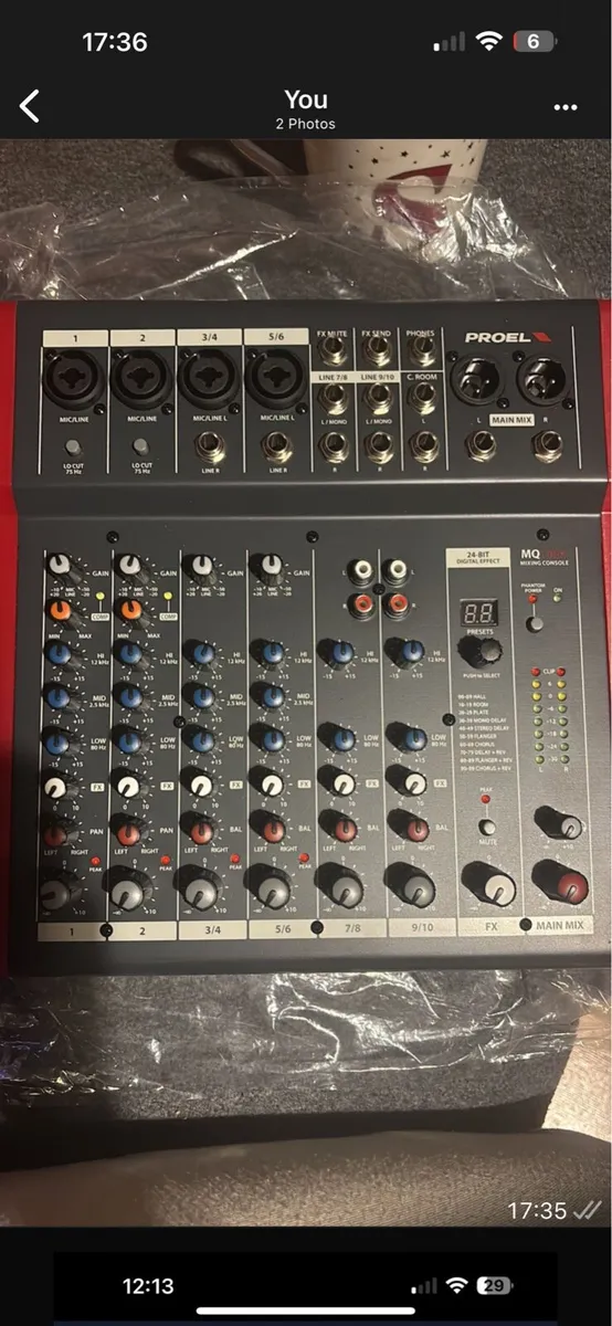 Proel Mq10fx mixing board - Image 1