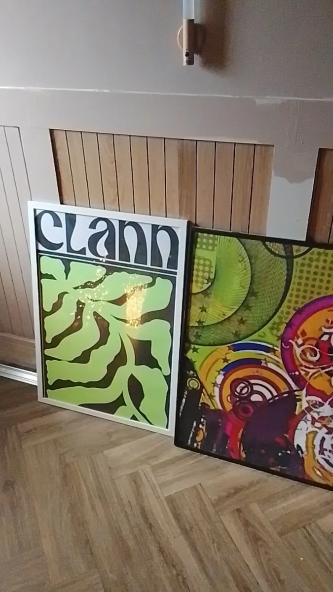 3 Framed Posters - Image 1