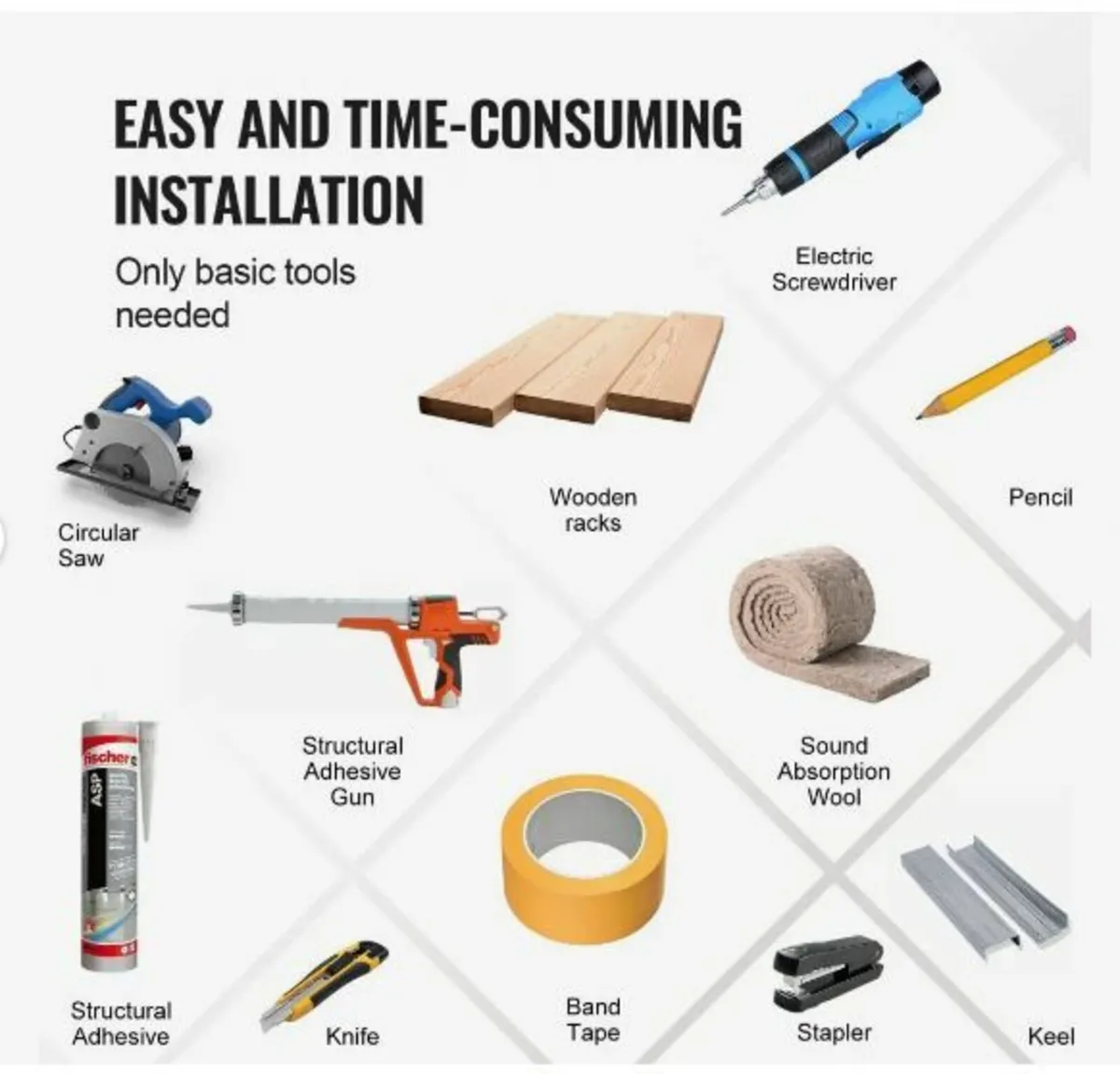 Wood Slat Acoustic Panels, 23.6 x 47.2 inch - Image 3