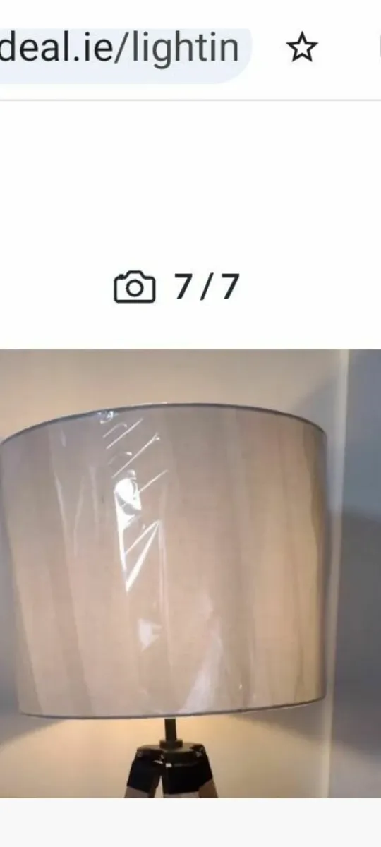 Brand new large white lamp shade W;40cm - Image 1