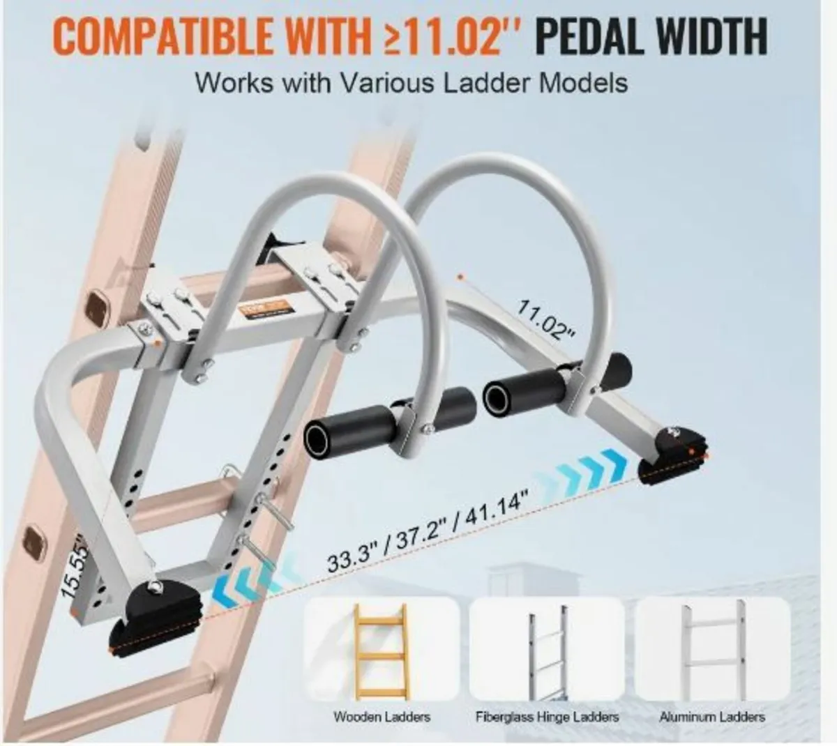 Ladder Stabilizer, 2 in 1 Extension Wall - Image 2