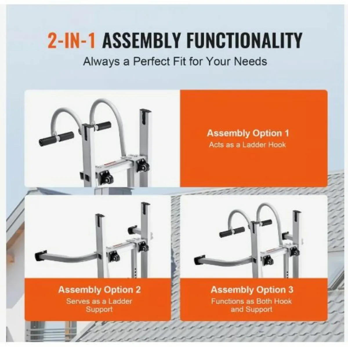 Ladder Stabilizer, 2 in 1 Extension Wall - Image 4