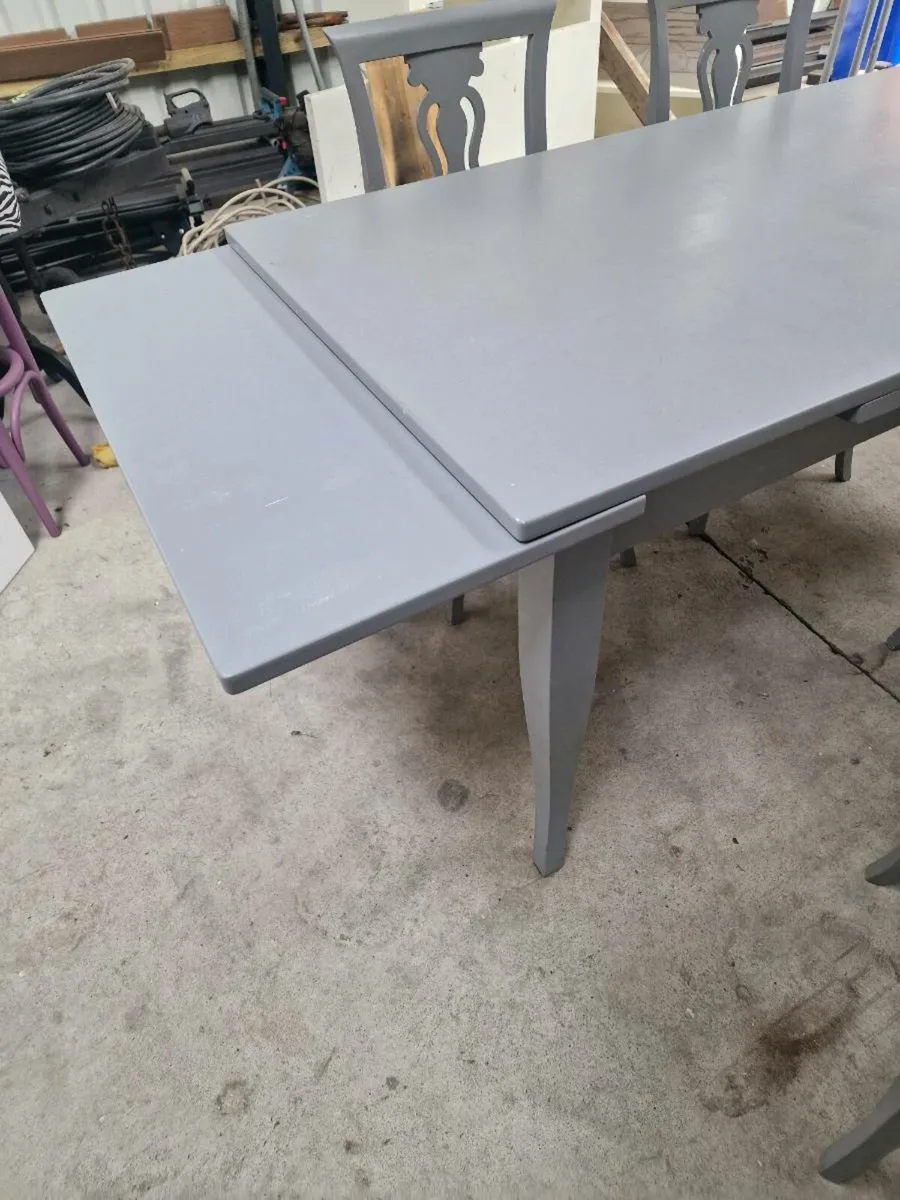 Kitchen/Dining table with six chairs - Image 1