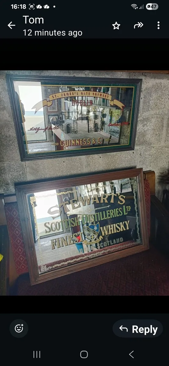 Authentic pub Mirrors - Image 1
