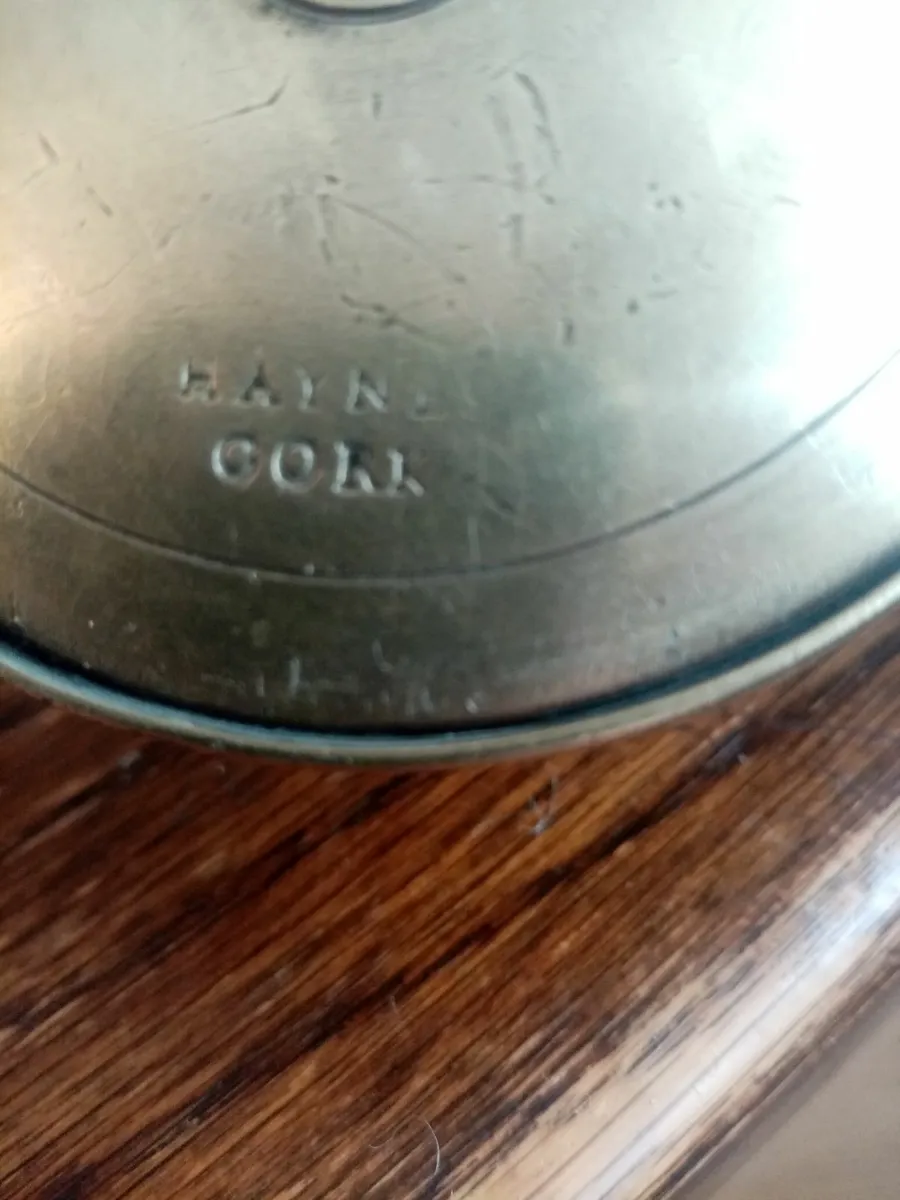 Vintage Brass Fishing Reel - Image 2