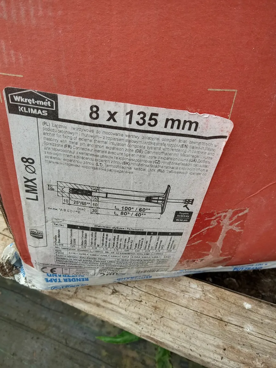 800 x  external insulation ESP wall fixing - Image 3