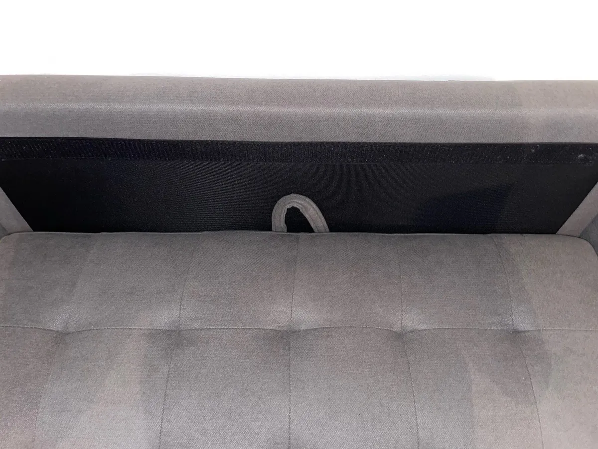Two seater grey sofa - Image 2