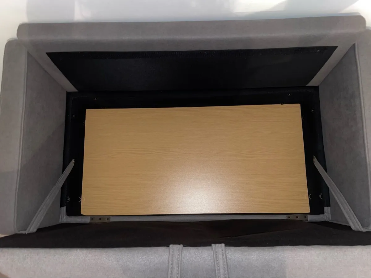 Two seater grey sofa - Image 3