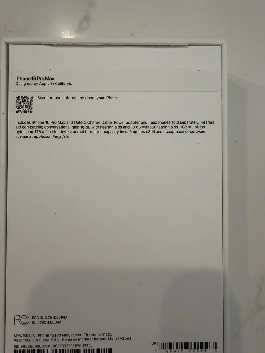 iPhone 16 Pro Max 512GB - Image 1