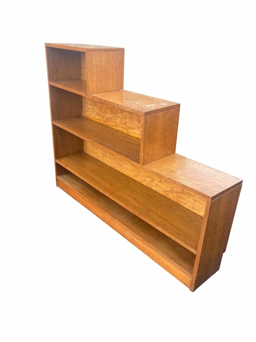 Bookcase - Mid Century - Vintage - L Shaped - Image 4