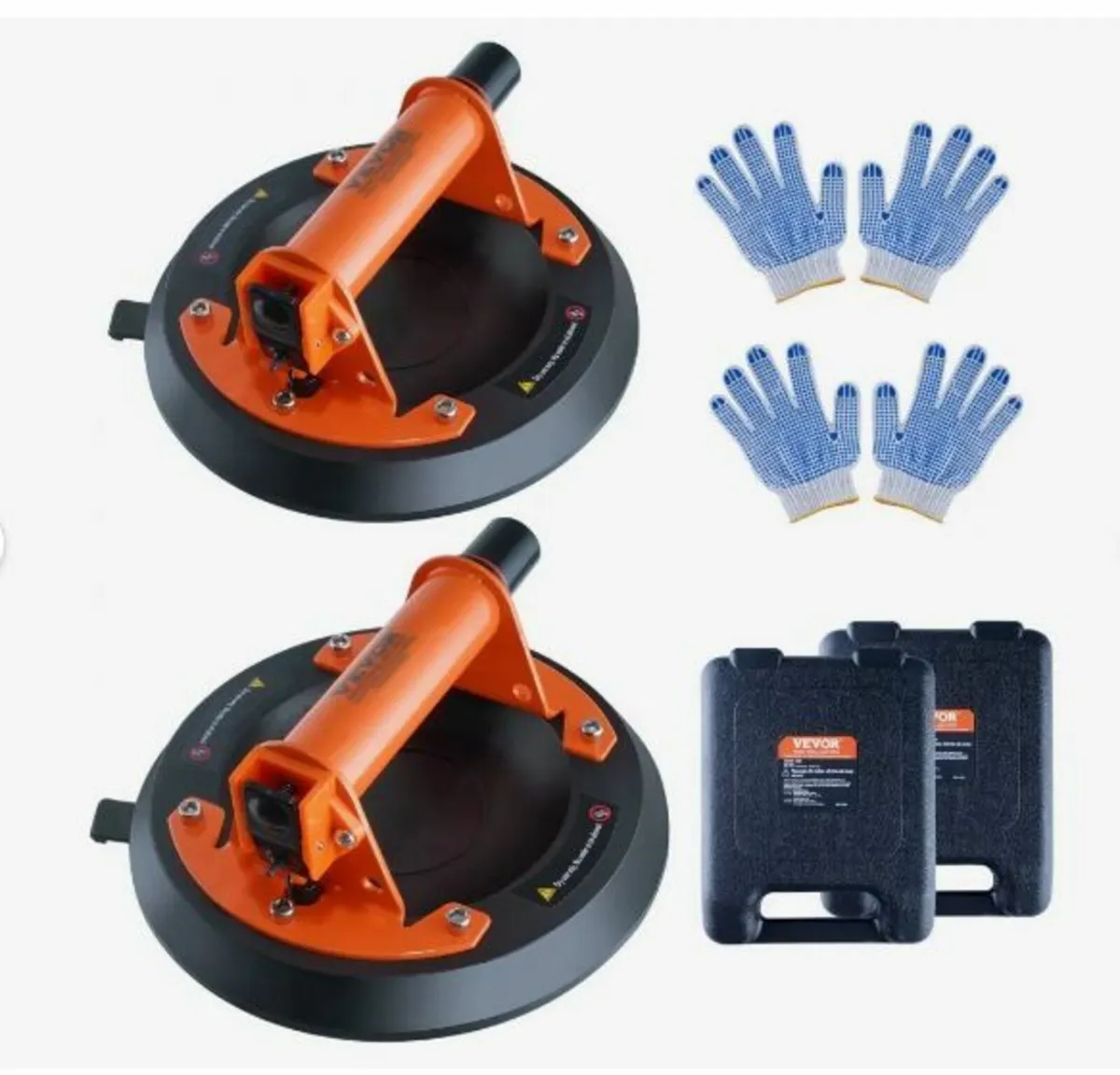 Glass Suction Cup, 20.3 cm 2 Pack - Image 1