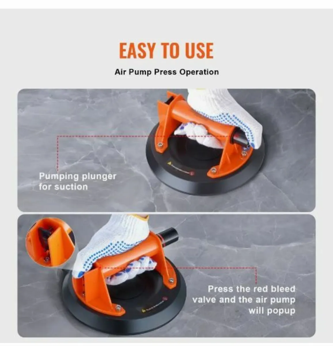 Glass Suction Cup, 20.3 cm 2 Pack - Image 3