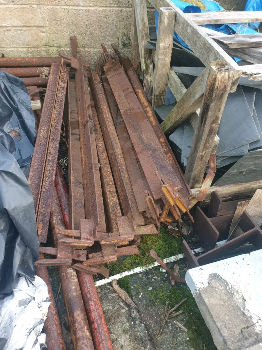 Kwikstage scaffolding acrows planks 8x4 trailer - Image 4