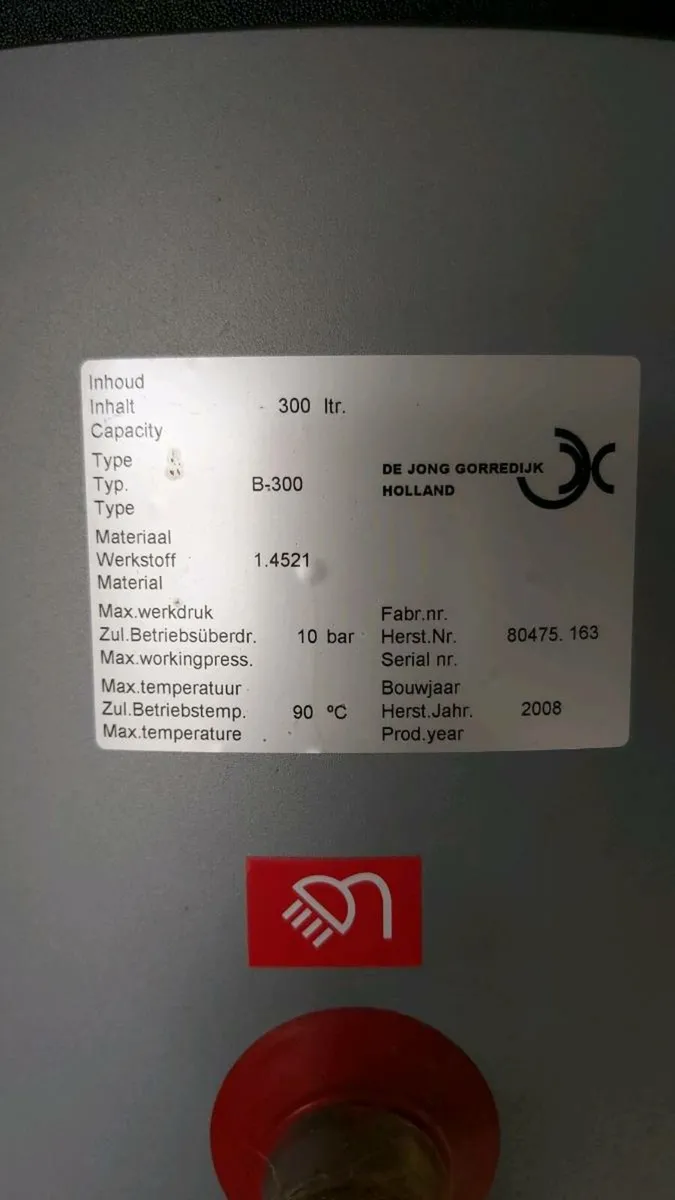 Joule 300 litre water cylinder - Image 2