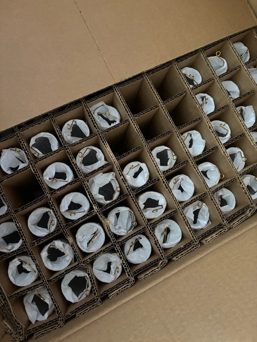 Brand new Modern Art Deco glass chandelier - Image 2