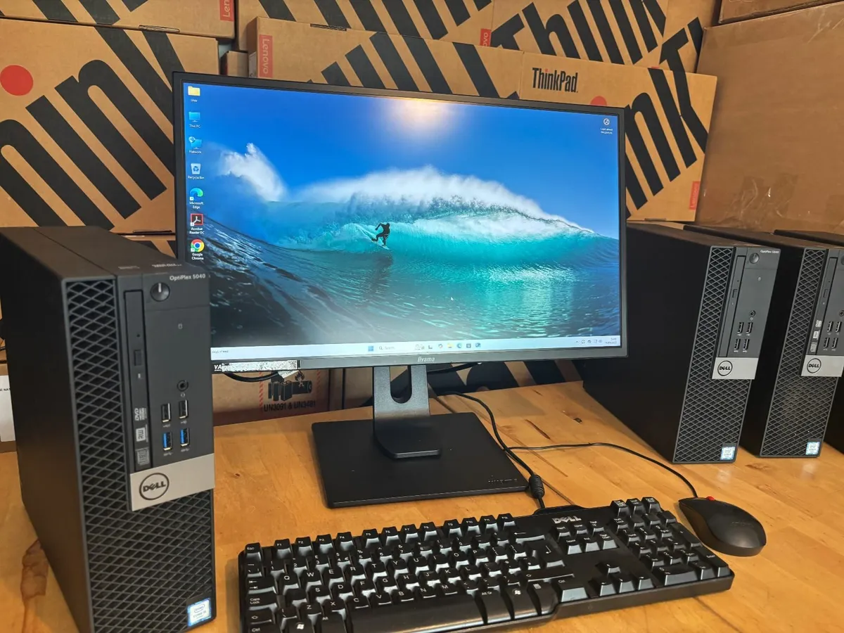 Dell Optiplex PC's-16Gb-24" Screen-Wifi-Windows 11 - Image 3